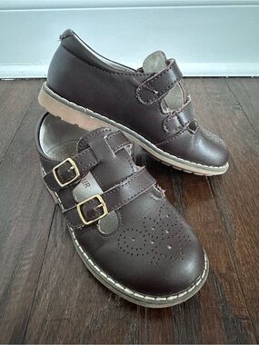 L’Amour Double-Buckle Mary Jane Shoes - Brown, Size 11